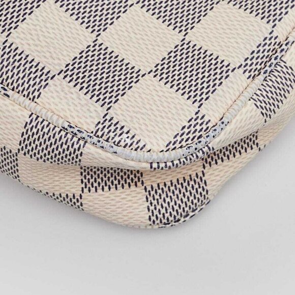 Louis Vuitton Damier Azur Canvas Accessories Pochette NM Bag w/o Strap - Picture 4 of 11